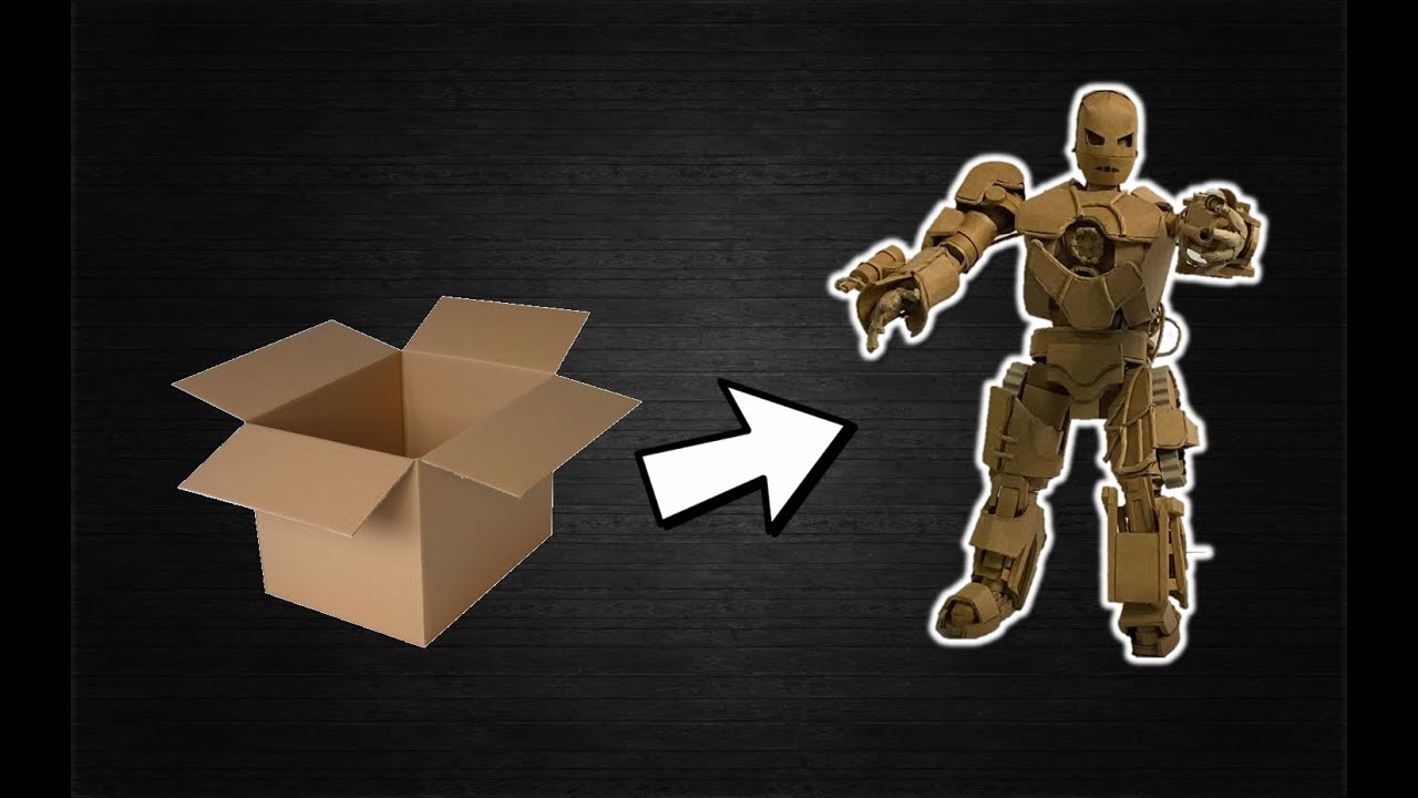 HOW TO MAKE  IRON MAN MARK ONE  MADE FROM CARDBOARD
