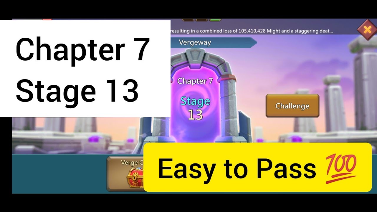 Vergeway Chapter 7 Stage 13 | Lords Mobile