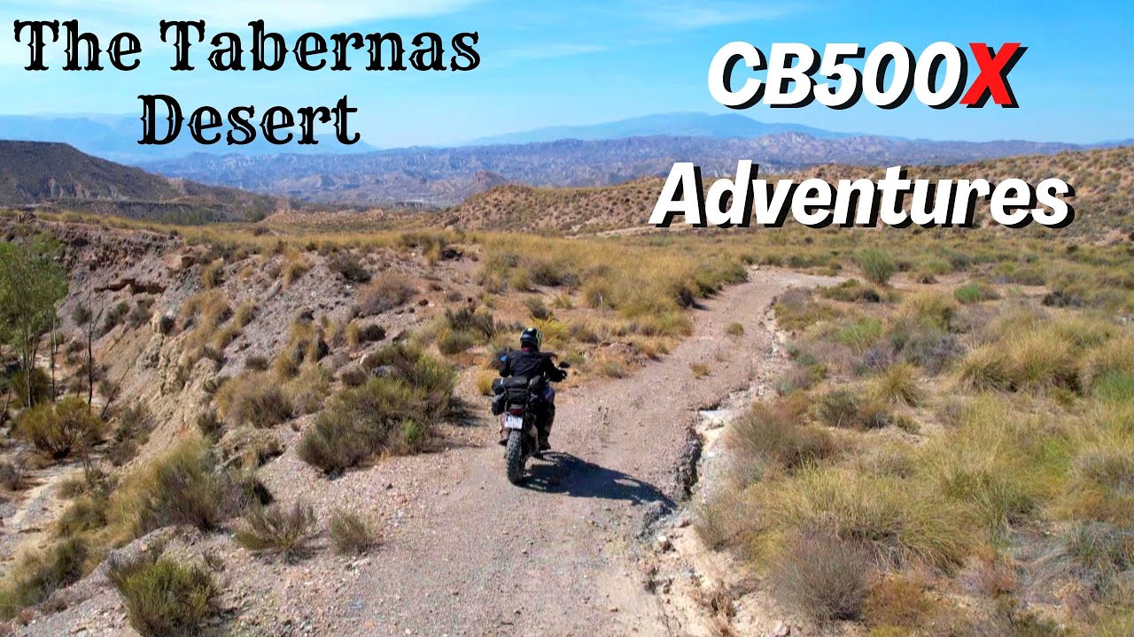 CB500X Off-Road In The Tabernas Desert