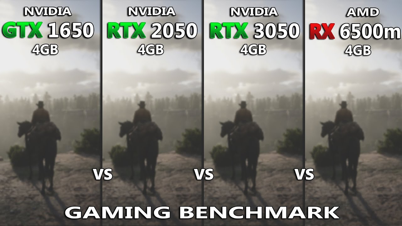 Laptop GTX 1650 vs RTX 2050 vs 3050 vs RX 6500m Gaming Benchmark Test in 2023 - which one Good?