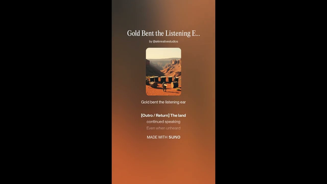 Gold Bent the Listening Ear