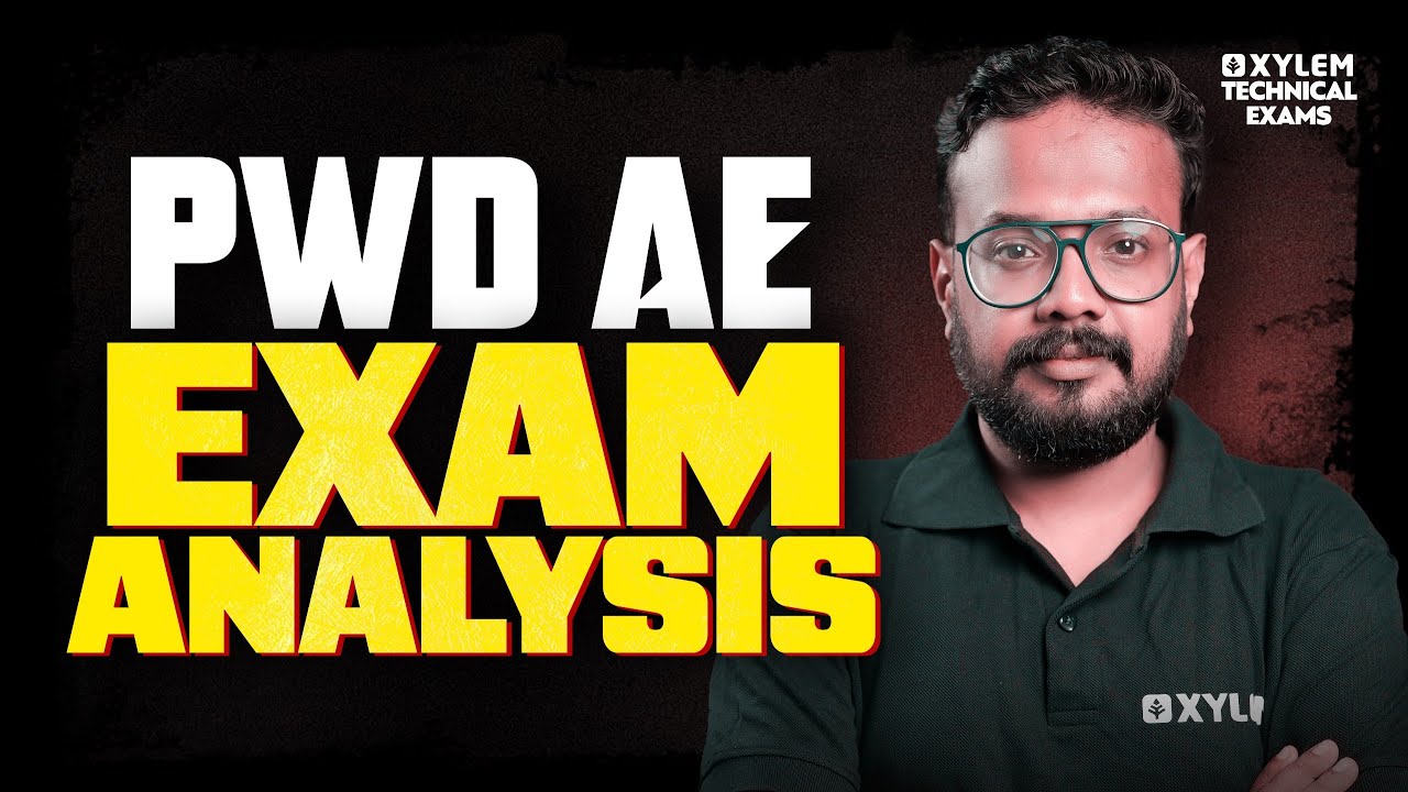 PWD AE - Exam Analysis | Xylem Technical Exams