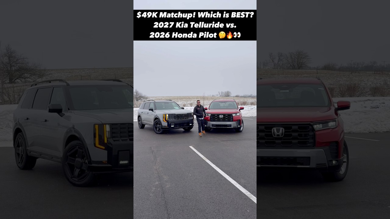 WIELCY RYWALI! Jak Kia Telluride z 2027 roku wypada w por&oacute;wnaniu z Hondą Pilot z 2026 roku?