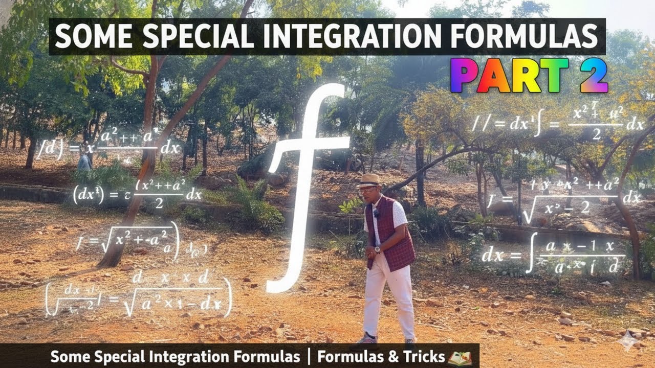 PART 2 Some Important Special Integration Formulas | Class 12 Maths