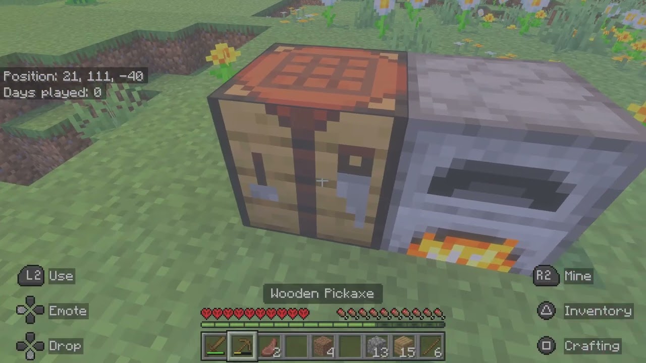 Minecraft Hardcore lets play day 1-4