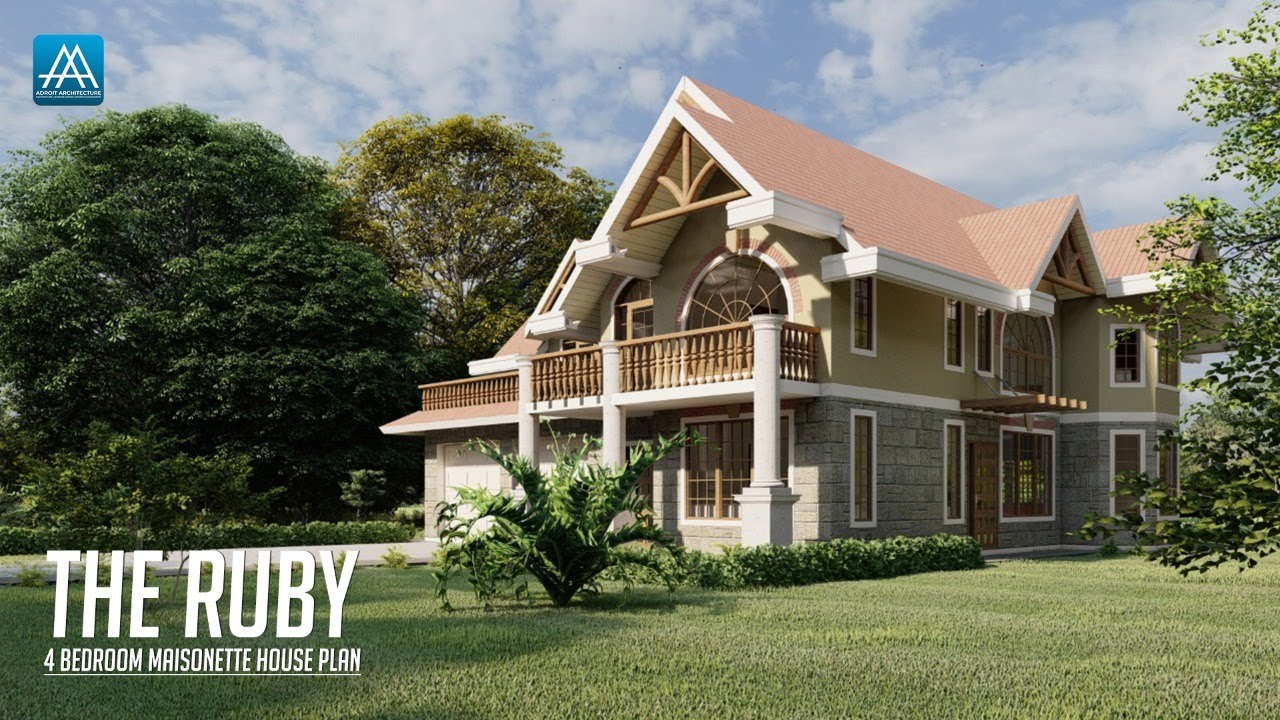 The Ruby 4 Bedroom Maisonette House Plan