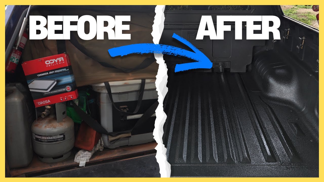 STOP THE DUST! How to Dust DIY Seal Your Ute Tub for $20 in 15 minutes - Keep that dust out!