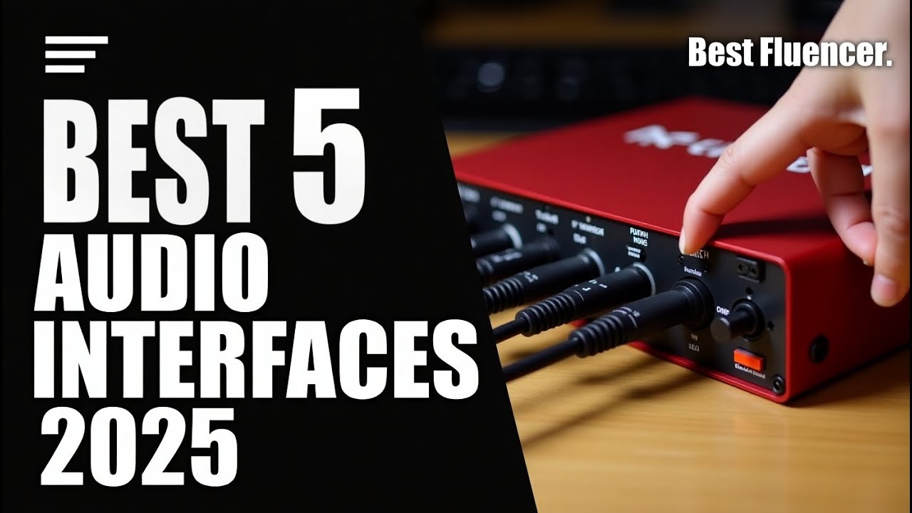 "Top 5 Audio Interfaces of 2025 – Studio Quality, Pro Performance!"