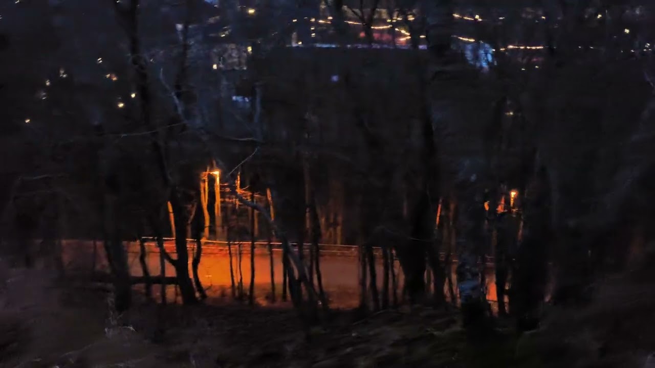 City Lights @ Evening Tallinn Winter 4k Estonia Panorama ⚡ Eesti Detsember 
