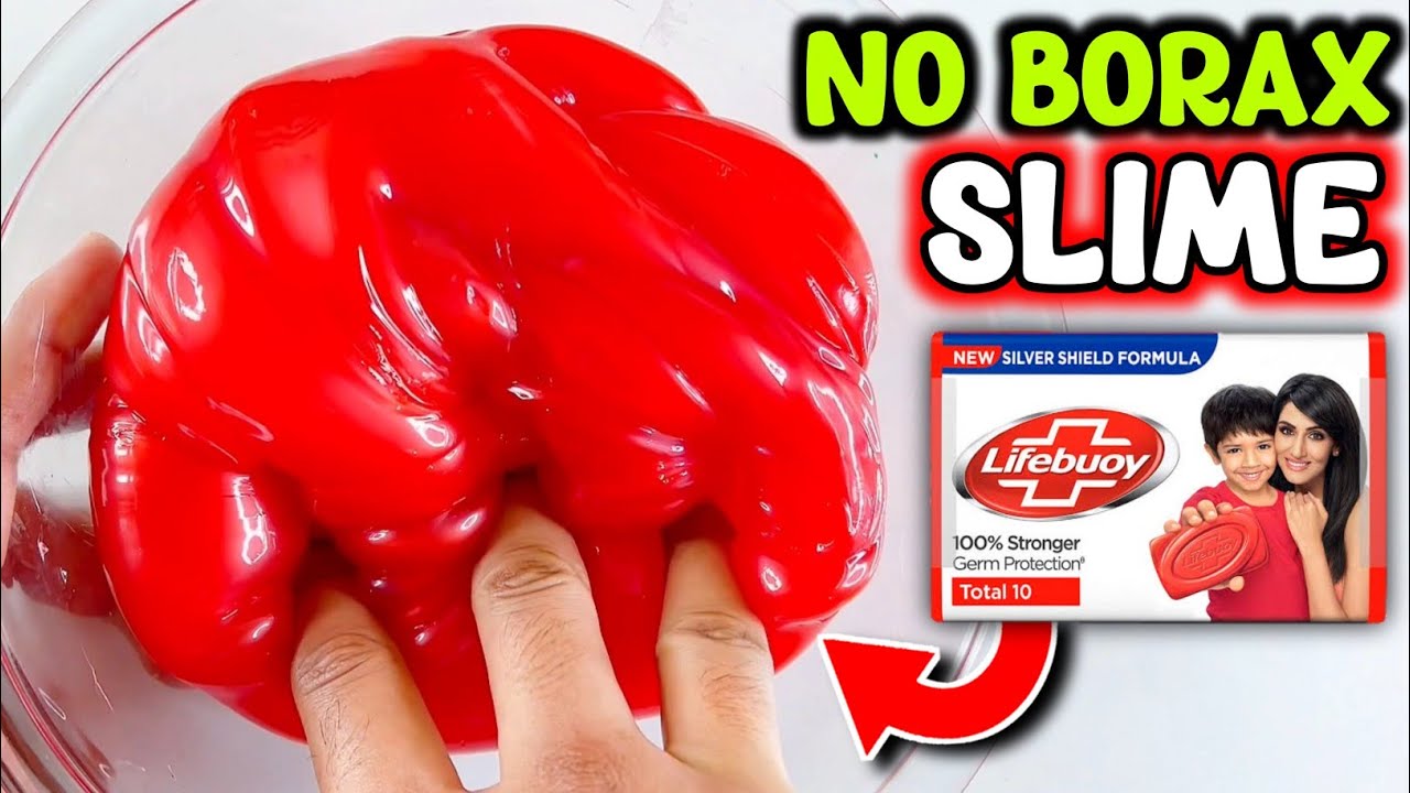 NO BORAX❌ LIFEBUOY SOAP SLIME💦 NOT FAKE❌ How to make Lifebuoy Soap Slime Without Borax [ASMR]