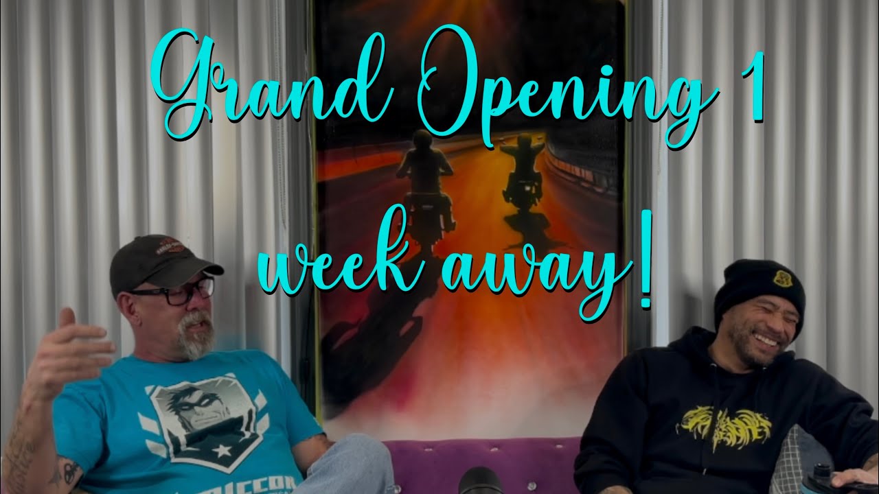 One week from the Grand Opening Ink and Asphalt