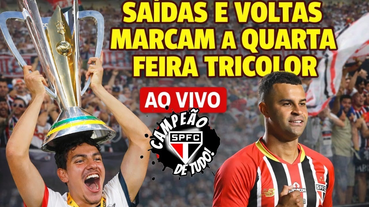 CAMPEÃO DE TUDO: INFORMAÇÕES DA QUARTA- FEIRA  TRICOLOR