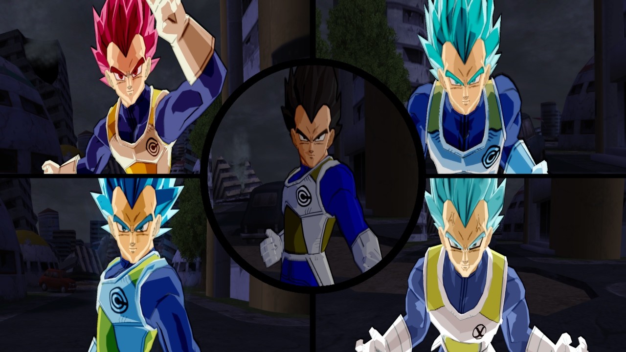 [DBZBT3 HEROES MAX V2] VEGETA CC ALL FORMS!