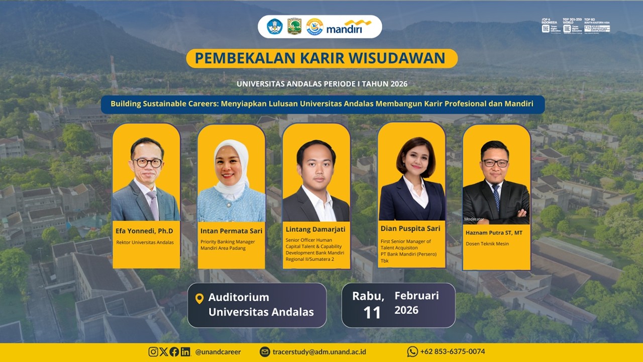 Pembekalan Wisuda 1 Universitas Andalas