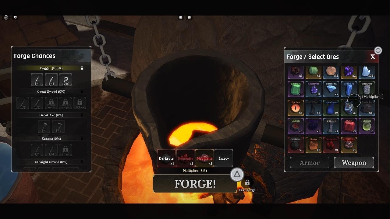 The ultimate forge for trash player in 2nd world