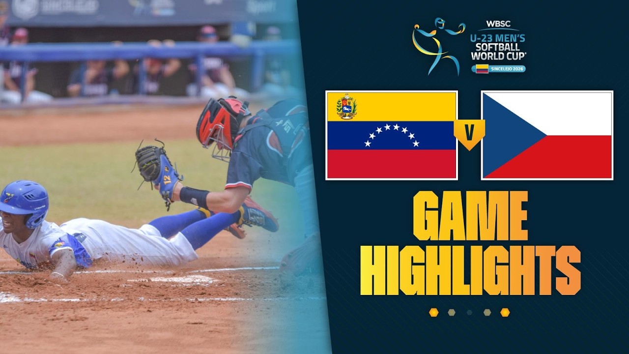 HIGHLIGHTS | Venezuela vs Czechia | WBSC U-23 Men's Softball World Cup 2026