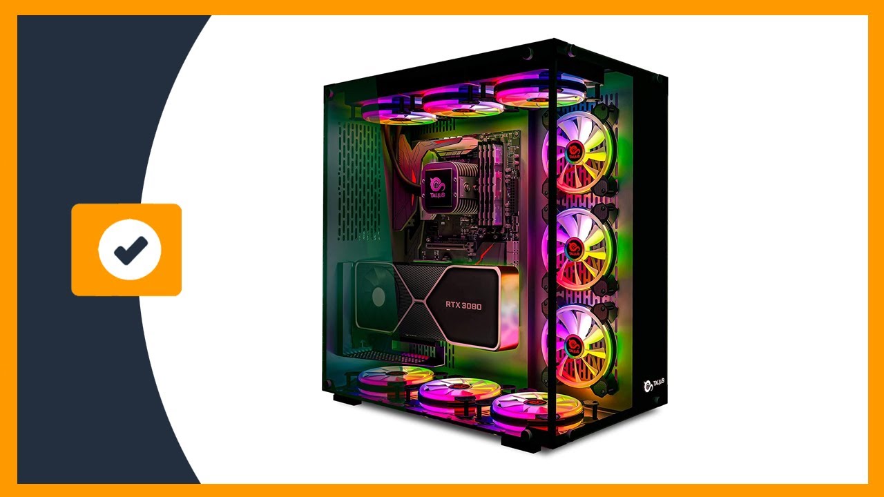 Talius Cronos Caja Gaming ATX, Cristal Templado, Ventiladores Iris RGB (Disponible en Tres Colores)