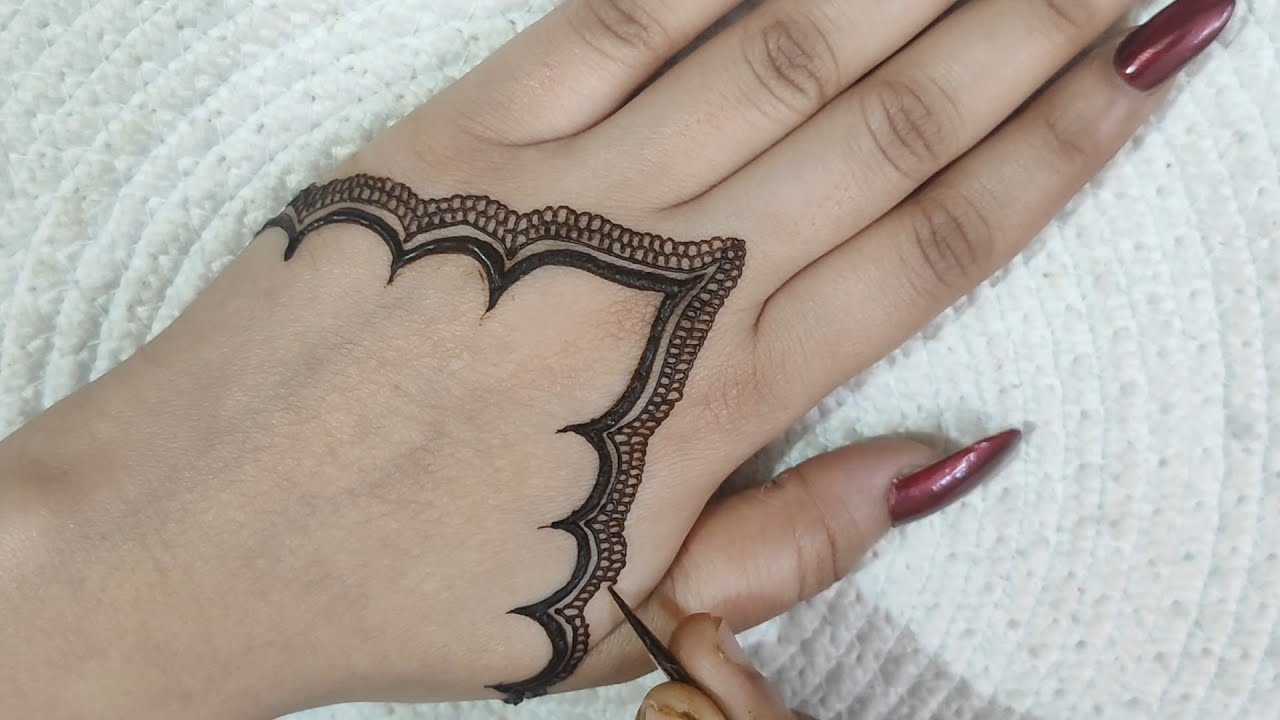 Back Hand Mehndi Design Simple || Mehandi ka design Simple  || Mehndi Design Back Hand