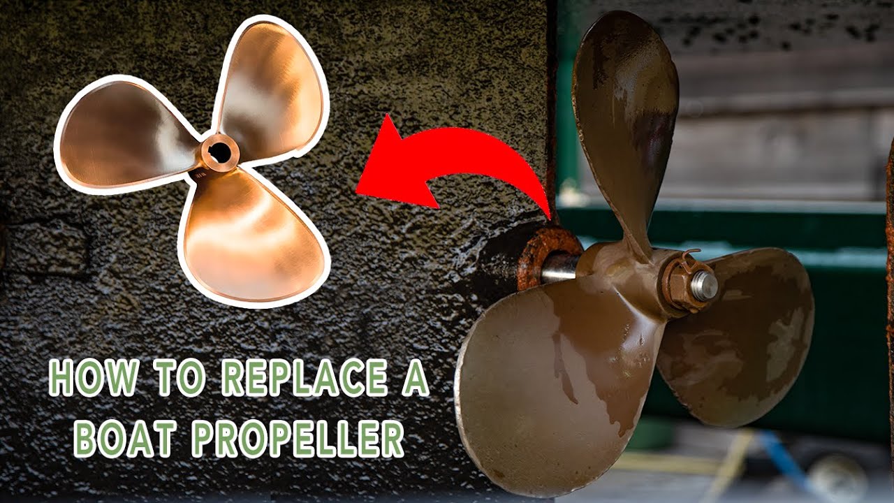 How to change a boat propeller
