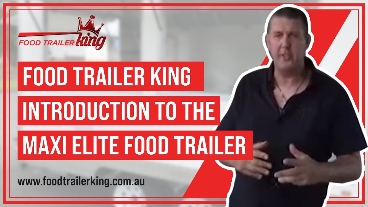 Food Trailer King Maxi Elite Food Trailer Video Tour