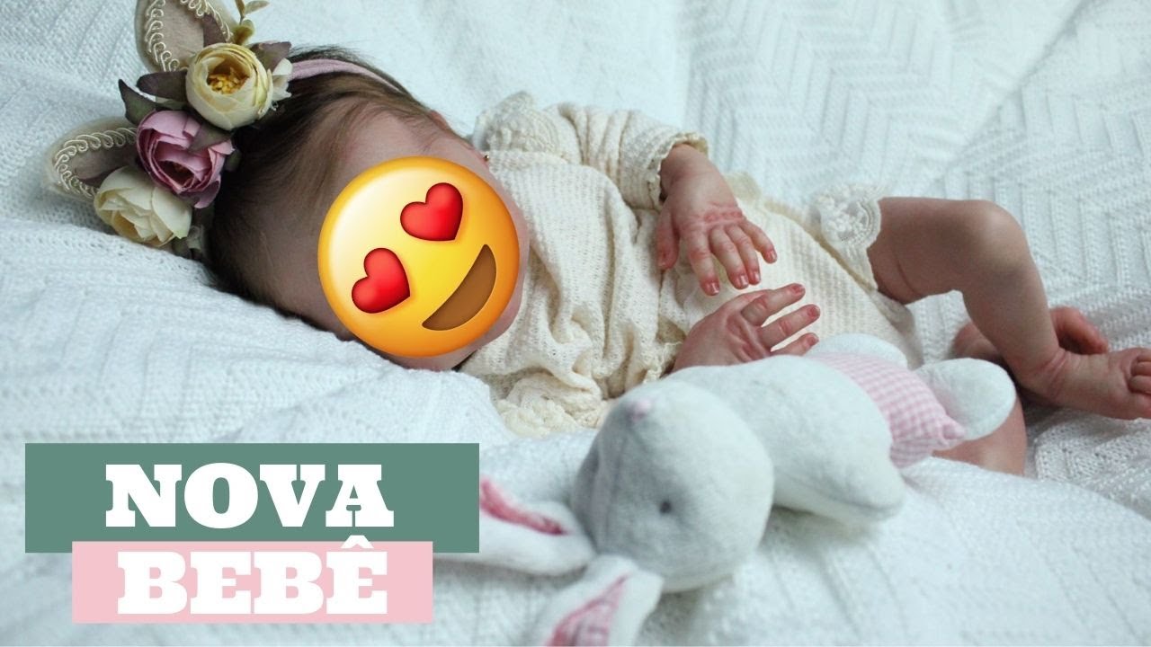 CHEGOU UMA NOVA BEBÊ REBORN MENINA NO CANAL! ESTOU APAIXONADA! 😍