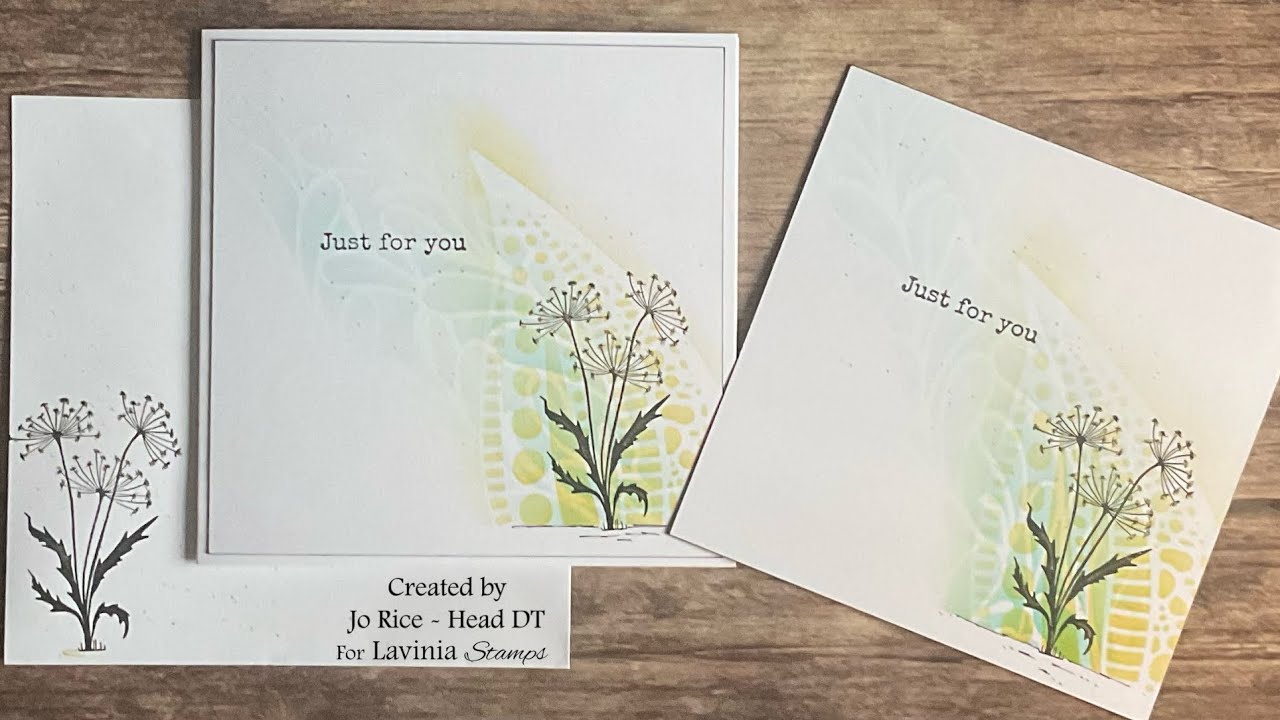 Coffee break- Just For You by Jo Rice #laviniastamps #cardmaking