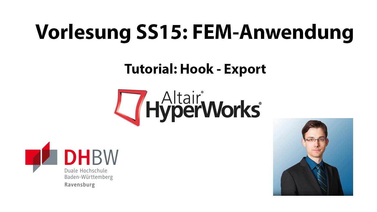 Tutorial Hyperworks Hook - Export to CAD with OSSmooth