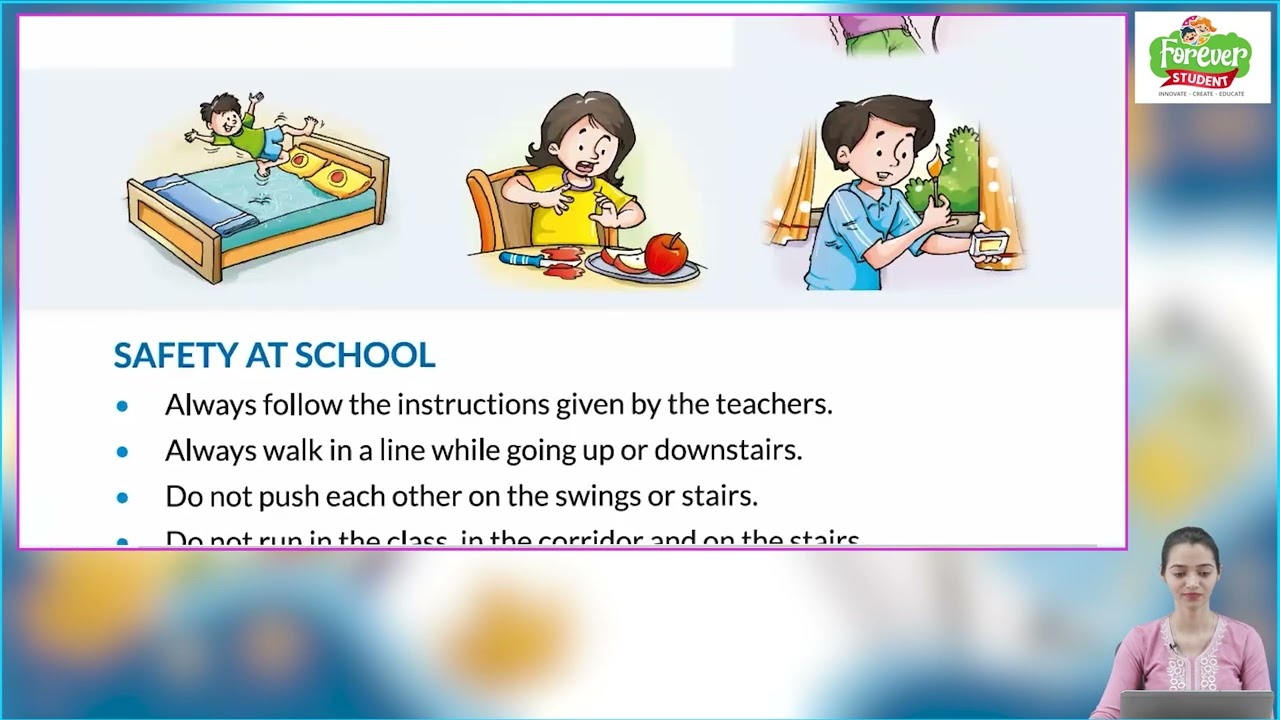 Ch 8  | Forever Student | Sst | Class 1 | Let's Be Safe | For children