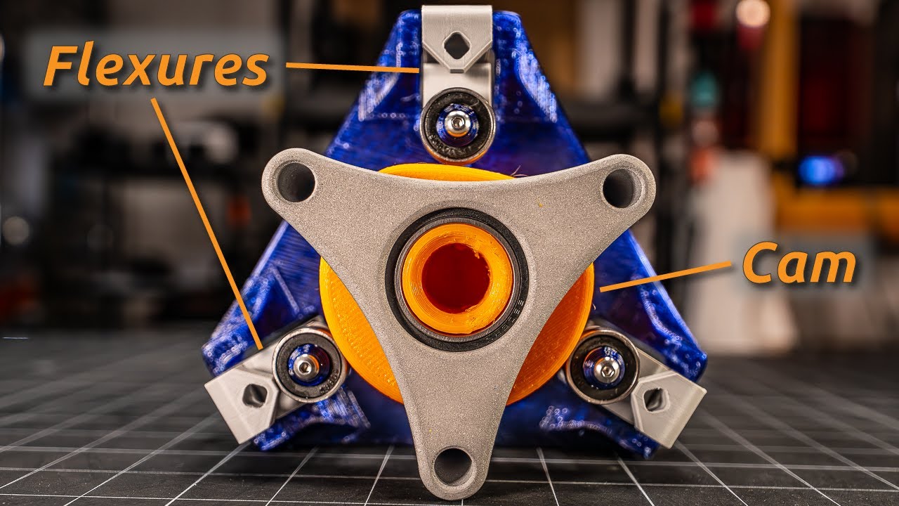Building My Own Multi-Port Valves with Cams and Flexures (3D Printed)