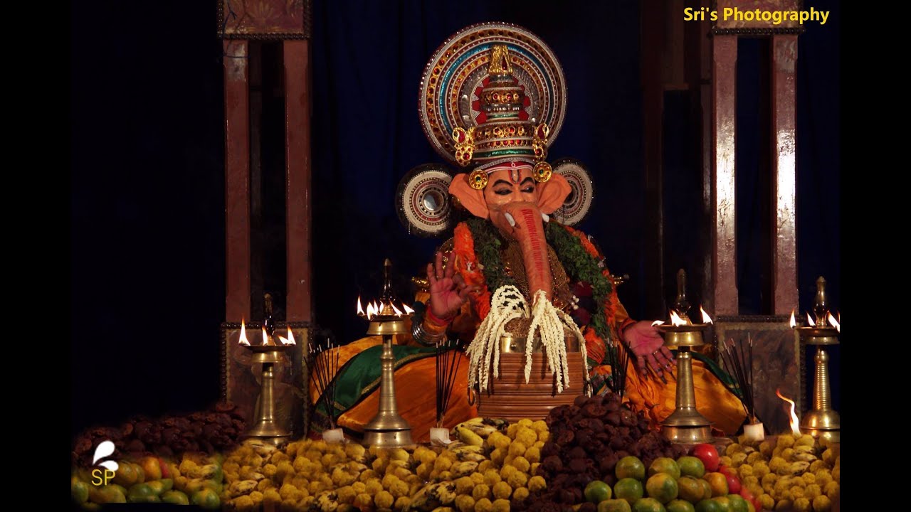 Ganapathi Prathal Kathakali Thiruvalla Sree Vallabha Temple 25 11 15