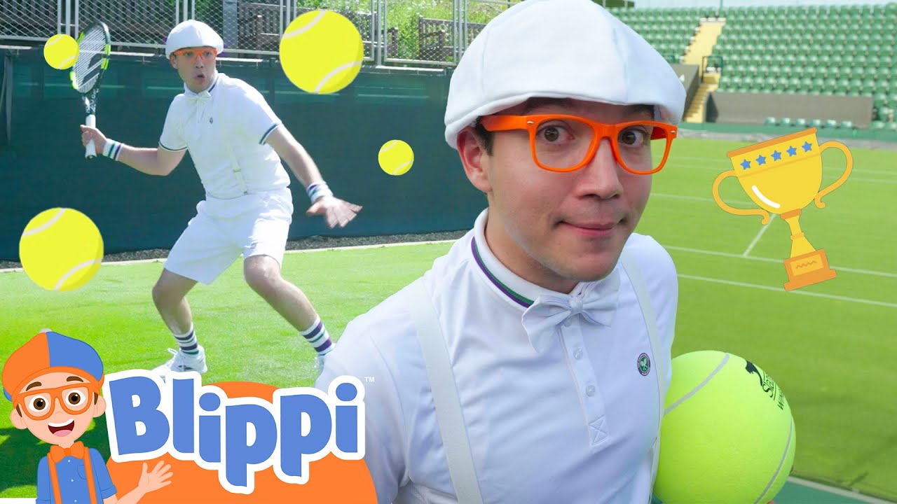 Blippi’s Wimbledon Match Day! 🎾 | Learn About Tennis for Kids | Fun Educational Videos