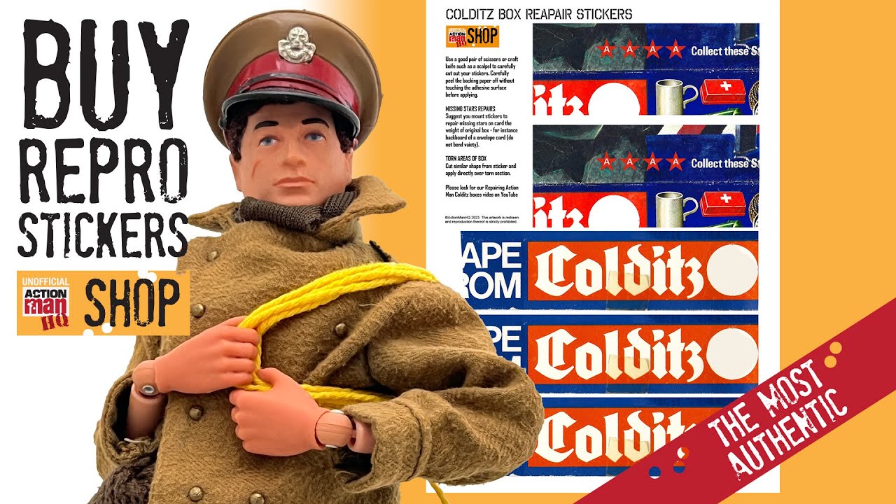 Repairing Vintage Action Man Colditz Boxes