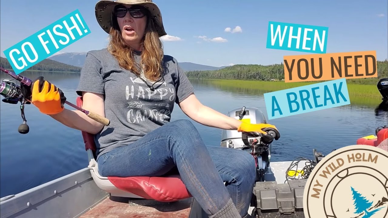 Husband Builds Cabin While Wife Goes Fishing | MY WILD HOLM - S1 EP25