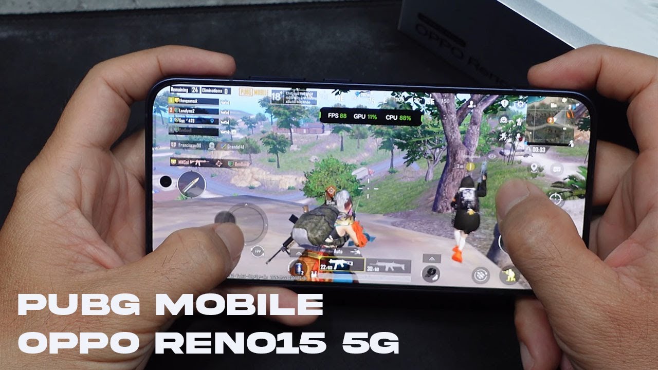 OPPO Reno15 5G PUBG mobile Gaming Test | Snapdragon 7 Gen | Max Settings