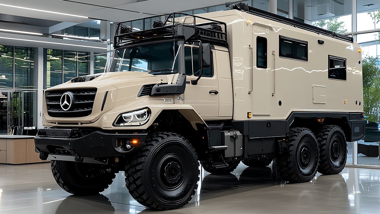Inside the 2026 Mercedes Zetros Motorhome – When Military Power Becomes a 5‑Star Hotel!