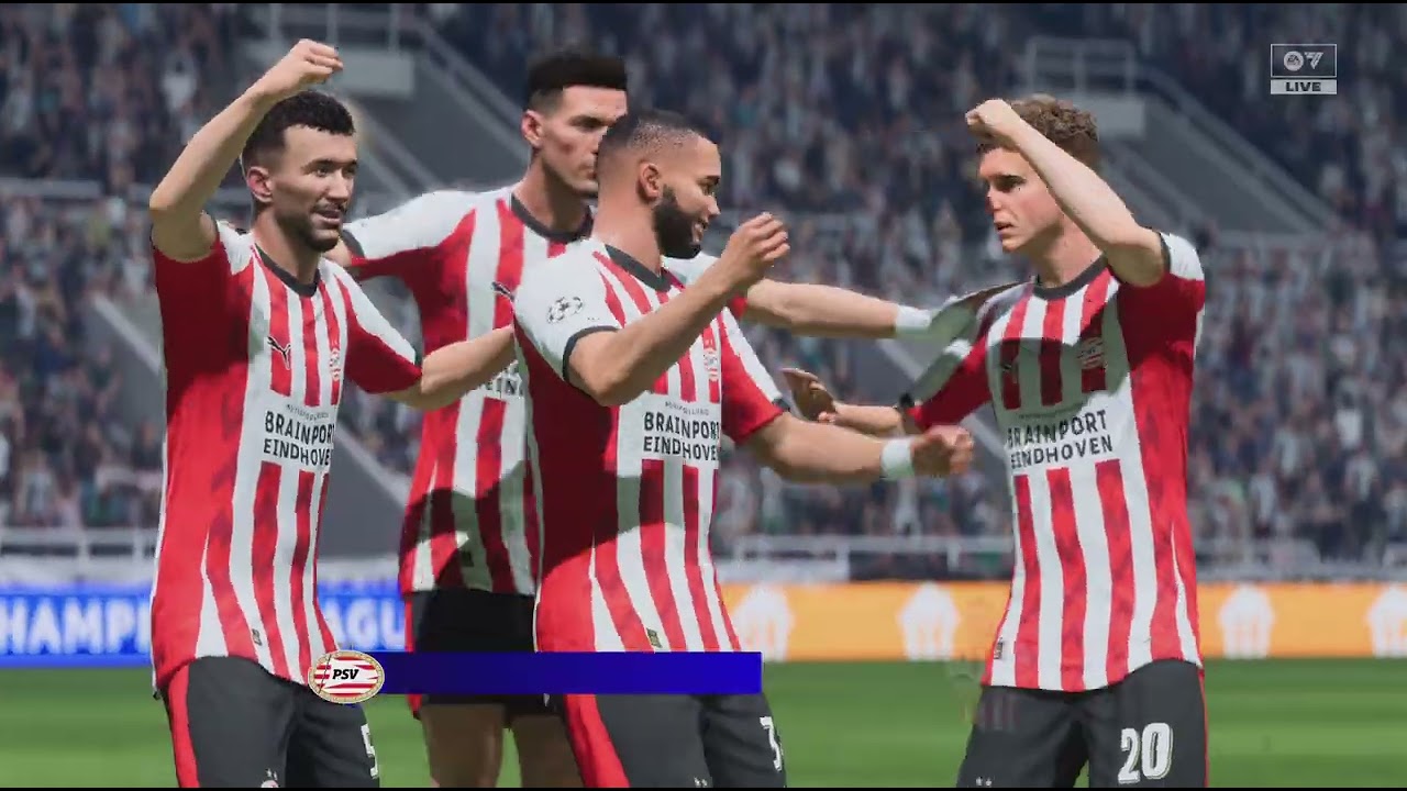 Pronóstico UEFA CL 21/01/2026 Newcastle United VS PSV EA SPORTS FC 26