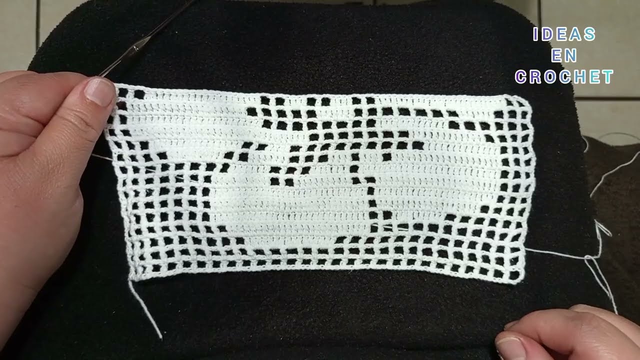 Hermoso proyecto 🌺 para #manteles en #crochet #viralvideo