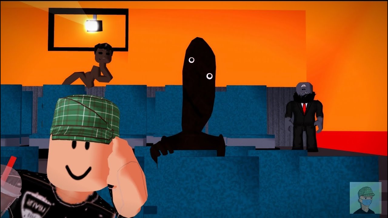 ROBLOX Trevor Henderson ,starliner cinemas,Peeping Tom,Upside Down Face Roblox animation