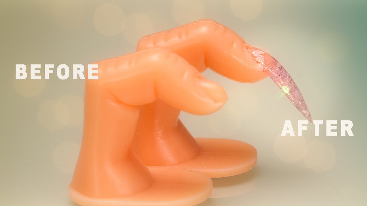 DIY: How to Apply Acrylic on a SHORT Nail
