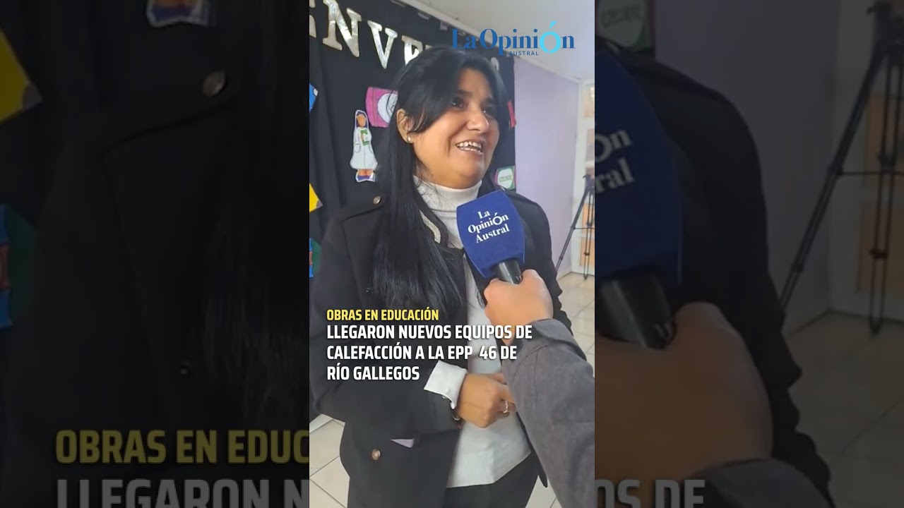 Llegaron nuevos equipos de calefacción a la EPP N°46 de Río Gallegos