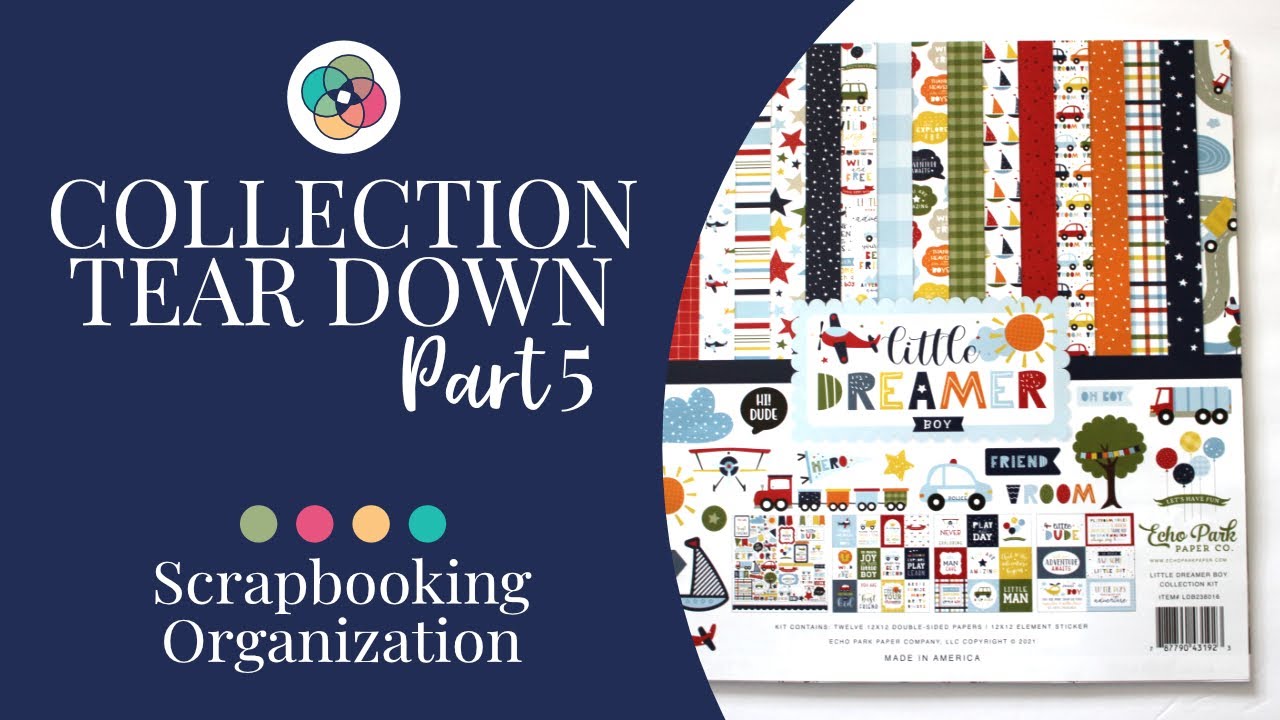 Scrapbooking Organization | Collection Tear Down Part 5