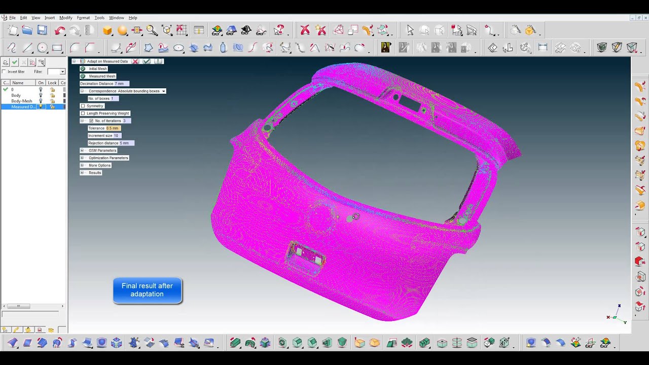 ThinkDesign. Sheet metal forming compensation
