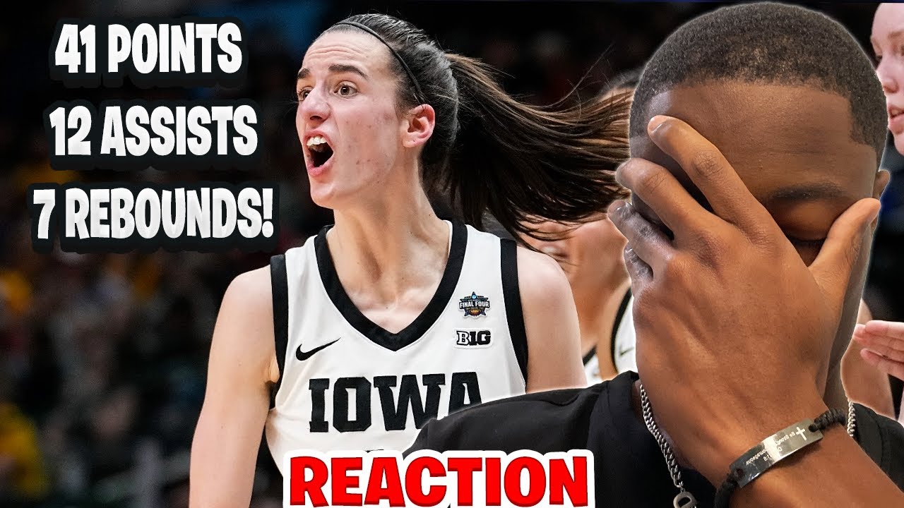 CAITLIN CLARK IS UNSTOPPABLE... dMillionaire REACTION to NCAA Elite 8:  LSU vs Iowa Game Highlights