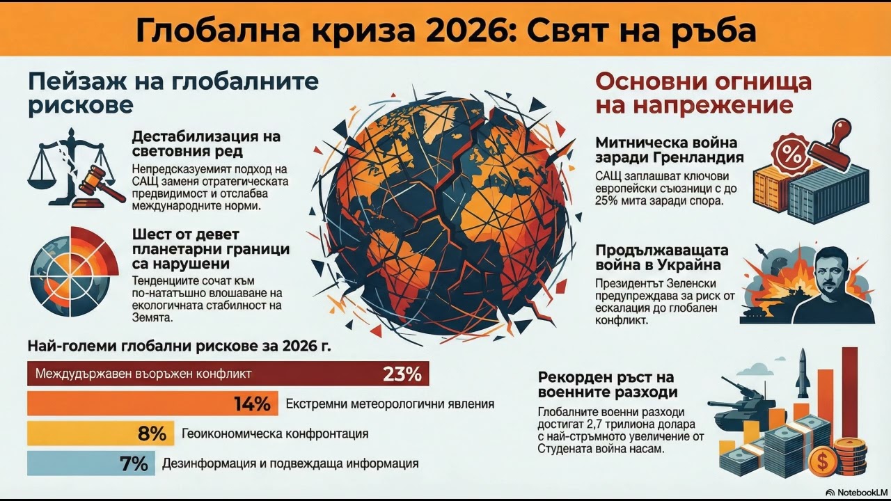 Глобалната нестабилност през 2026 г