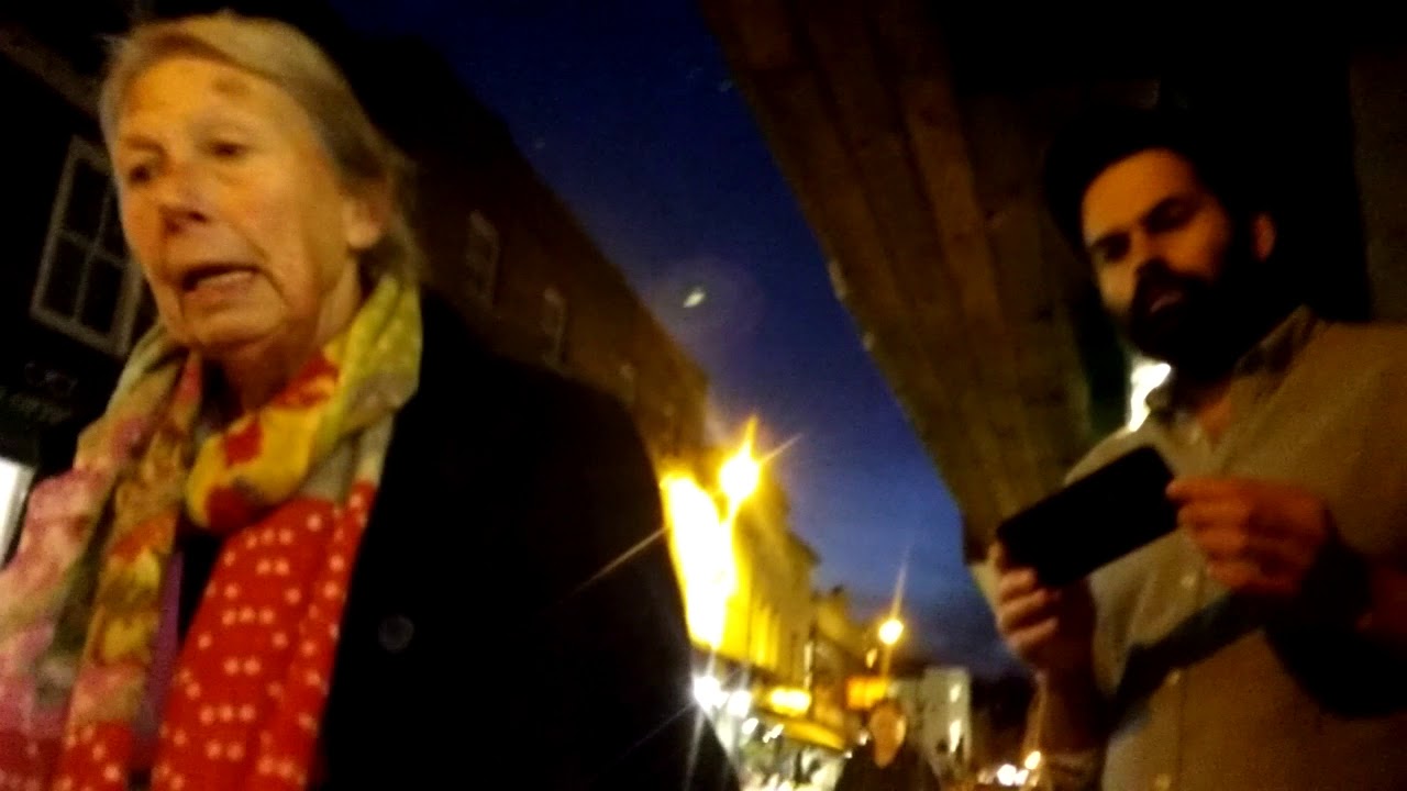 Harassment from The Heepster, an Old Woman and her Dog - busking in Lewes - November 17th 2017