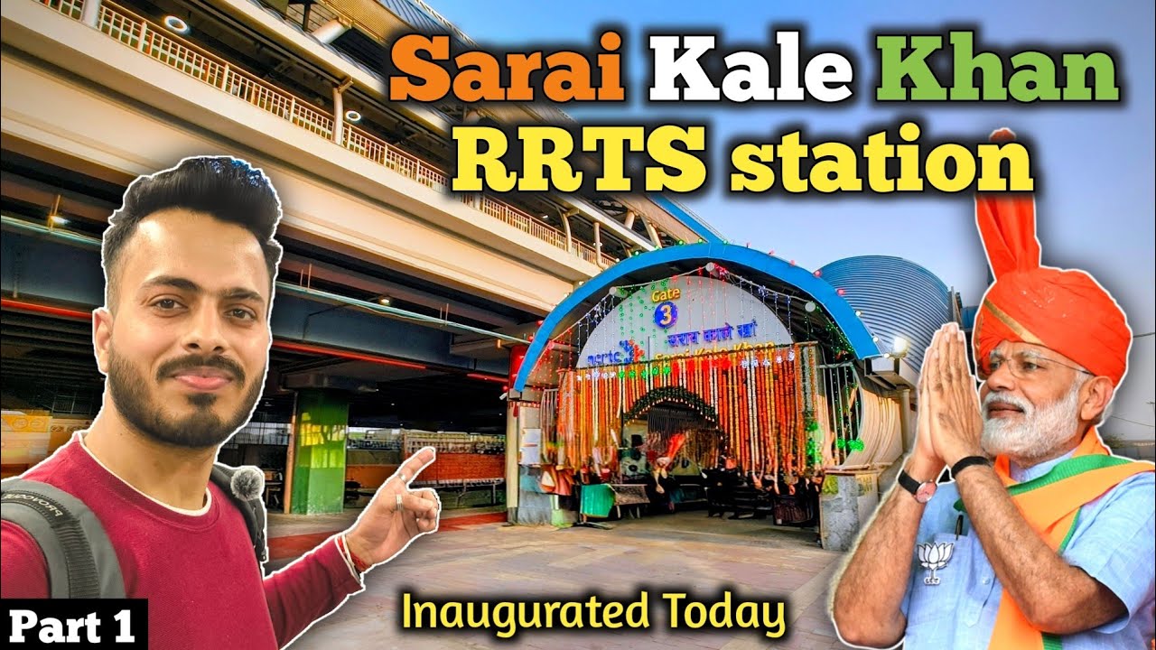 sarai kale khan rrts station  | First look of Station | Delhi meerut RRTS  | Part 1 | rrts