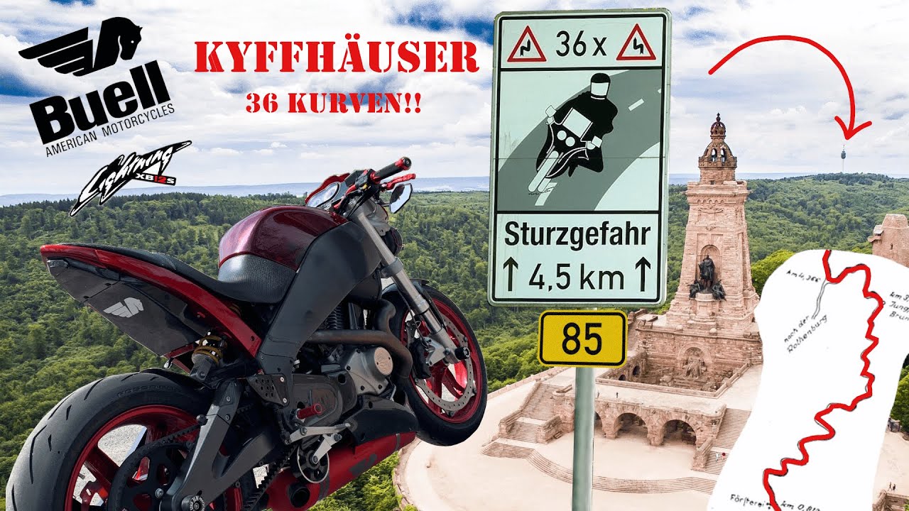 RAW | Buell XB 12 | Kyffhäuser | Motorcycle Ride | pure engine sound | 4K60