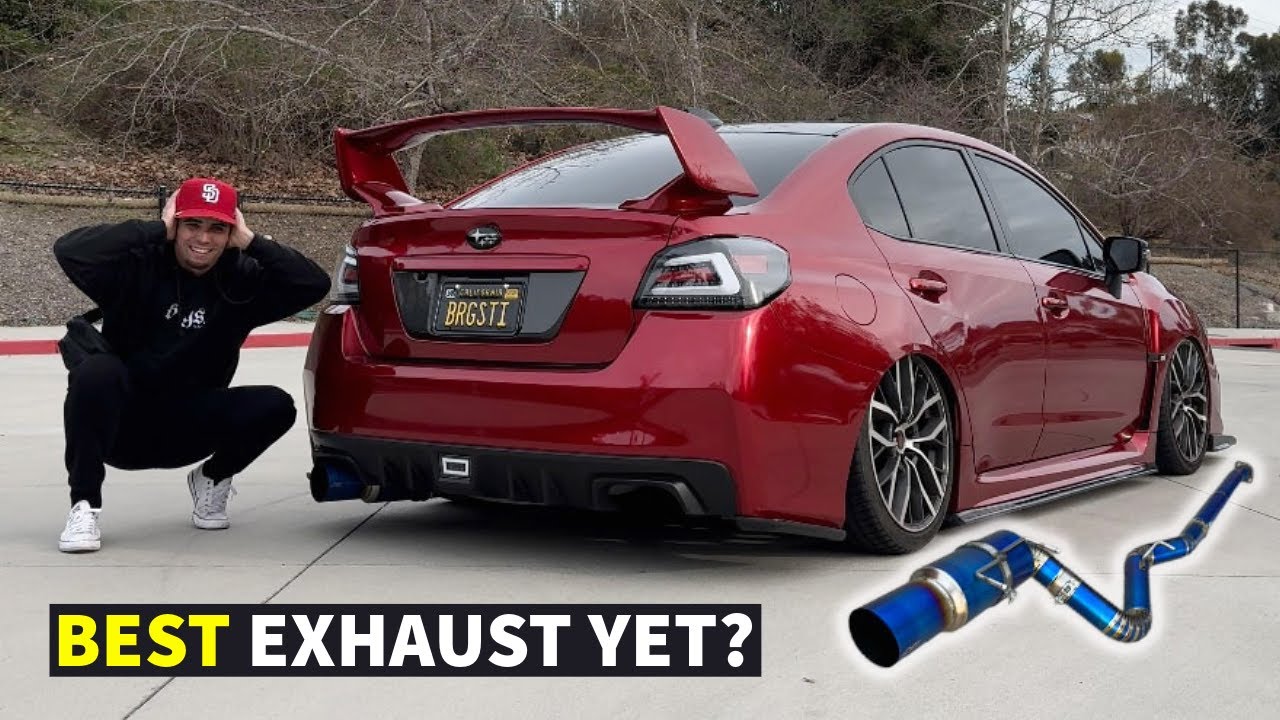 NEW SINGLE-EXIT CATBACK EXHAUST For My Subaru WRX STI!
