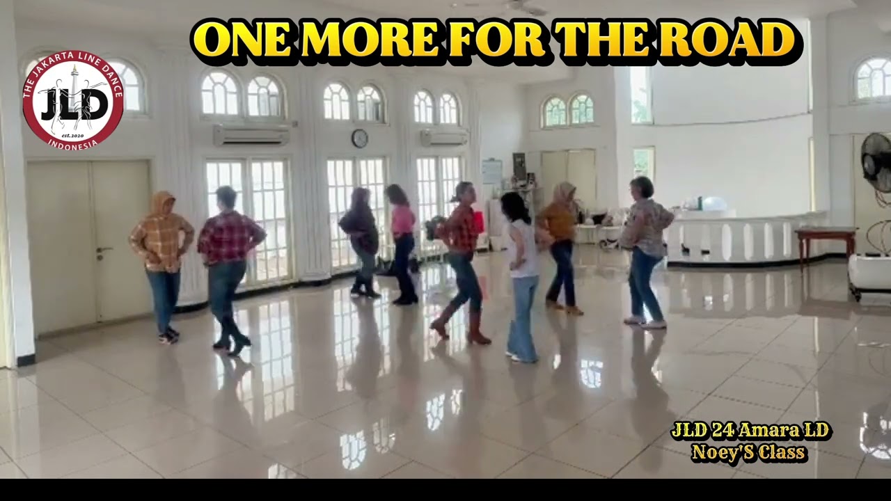 One More For The Road Line Dance |   JLD 24  | improver Level | Contra Style | December 2025