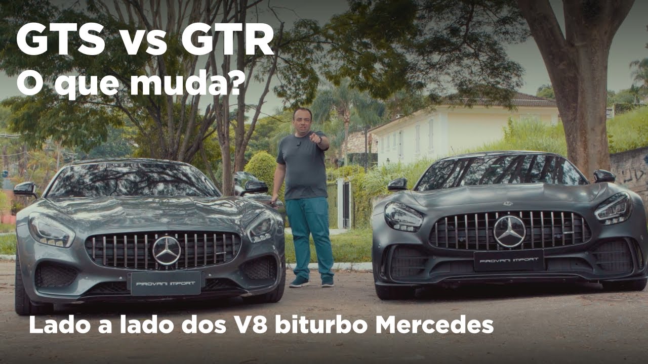 DUPLA DE  MERCEDES AMG - GTS E GTR